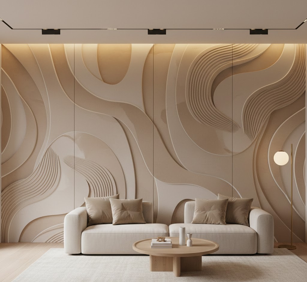 Vloeiende vormen panelen